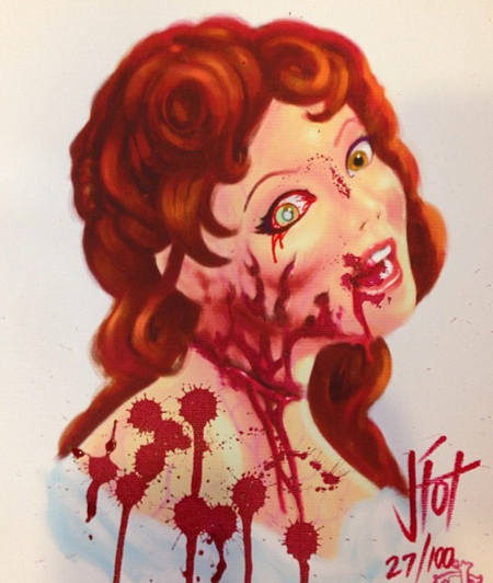 Art Galleries - Zombie Pin-Up - 114007